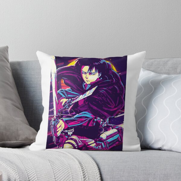 Item preview, Levi Ackerman Retro Style Design Inspired by Attack On Titan designed and sold by etaoredbubble.