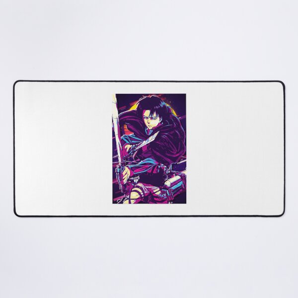Item preview, Levi Ackerman Retro Style Design Inspired by Attack On Titan designed and sold by etaoredbubble.