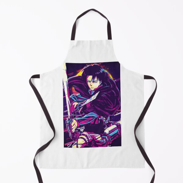 Item preview, Levi Ackerman Retro Style Design Inspired by Attack On Titan designed and sold by etaoredbubble.