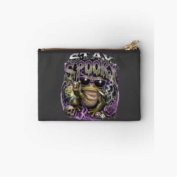 Item preview, Stay Spooky Cool Frog T-Shirt | Funny Halloween Toad Sunglasses Skulls Purple Flames Rock On Gift designed and sold by illeN-Art-World.