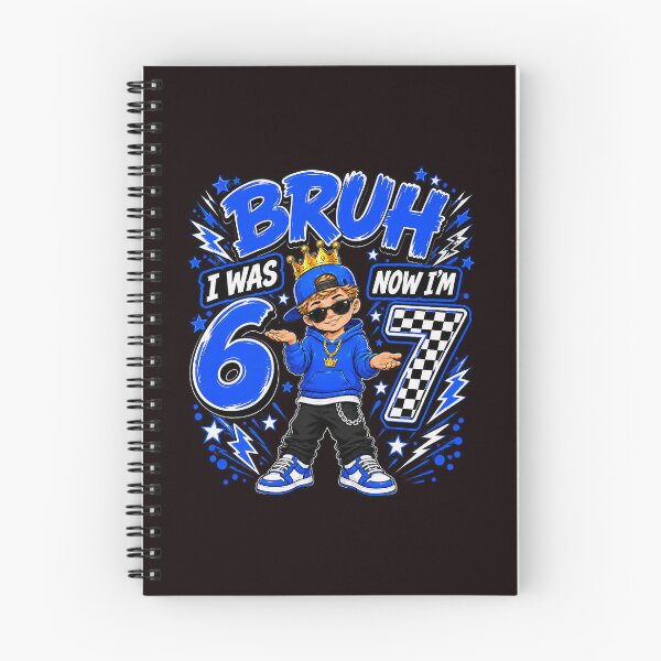 Item preview, Bruh I Was 6 Now I’m 7 Birthday Boy Turning 7th Bday designed and sold by ImeldaSparks.