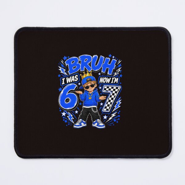 Item preview, Bruh I Was 6 Now I’m 7 Birthday Boy Turning 7th Bday designed and sold by ImeldaSparks.