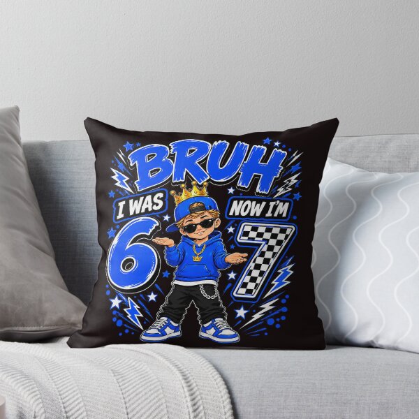 Item preview, Bruh I Was 6 Now I’m 7 Birthday Boy Turning 7th Bday designed and sold by ImeldaSparks.