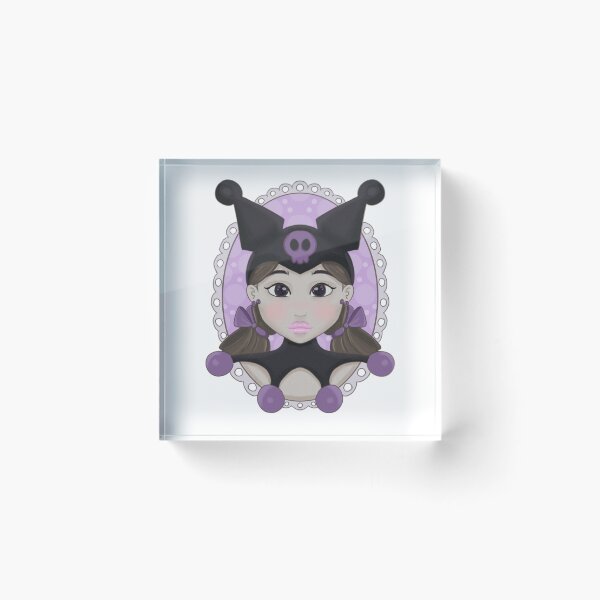 Artikelvorschau, Kuromi Girl Lila Aufkleber entworfen und verkauft von Jelly Studio.