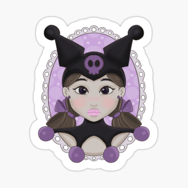 Item preview, Kuromi Girl Purple Sticker  designed and sold by Jelly Studio.