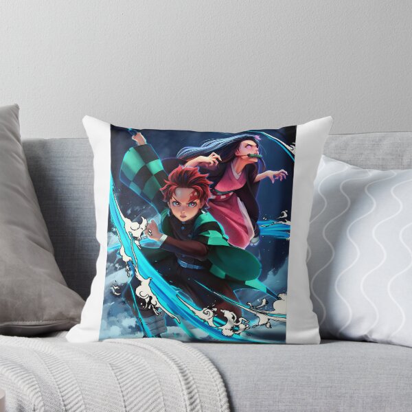 Item preview, Tanjiro and Nezuko Inspired Anime Art from Demon Slayer Series designed and sold by etaoredbubble.