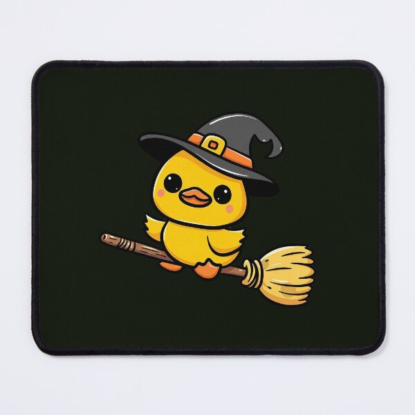 Item preview, Cute Duck Witch Flying designed and sold by Diggoryds.