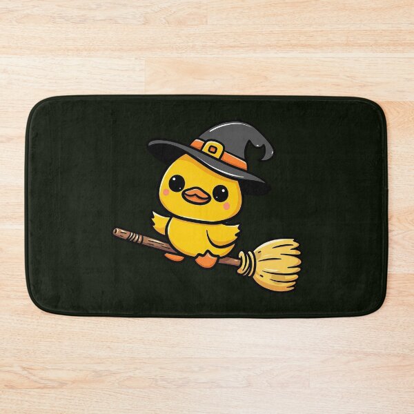 Item preview, Cute Duck Witch Flying designed and sold by Diggoryds.