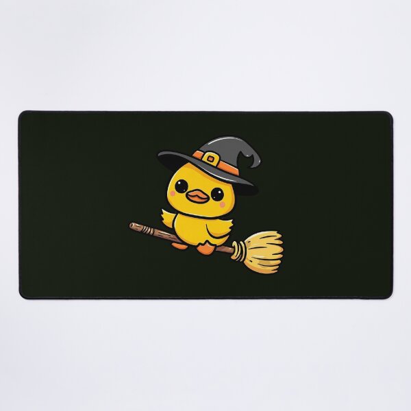 Item preview, Cute Duck Witch Flying designed and sold by Diggoryds.
