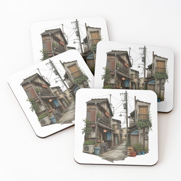 Item preview, Japanese Back Alley | Retro Showa Street | Japanese Design designed and sold by JapanMemoir.