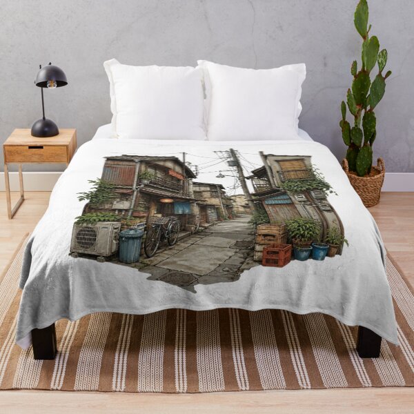 Item preview, Japanese Back Alley | Retro Showa Street | Japanese Design designed and sold by JapanMemoir.
