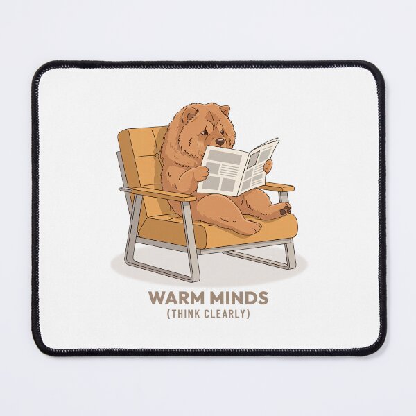 Item preview, Chow Chow Reading Newspaper Vintage Aesthetic designed and sold by COZY VINTAGE animal.