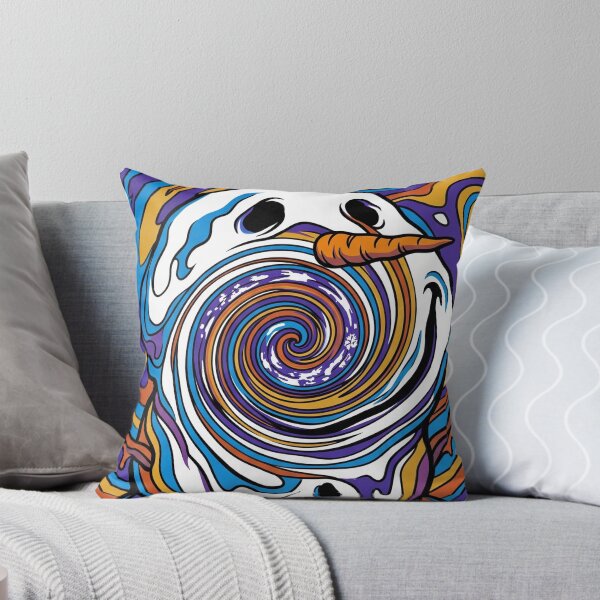 Item preview, Psychedelic Melting Snowman Gentle Flurry Nor'easter Art designed and sold by AURA Vibes.