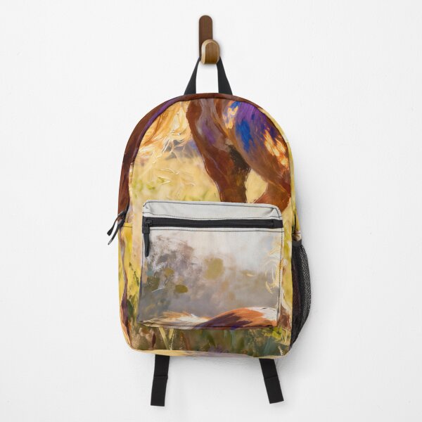 Item preview, Chestnut Horse Galloping Golden Field designed and sold by KAMOCHI Art.