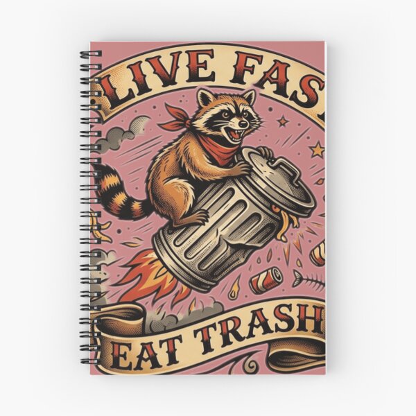 Item preview, Live fast, eat trash designed and sold by The King's general goods.