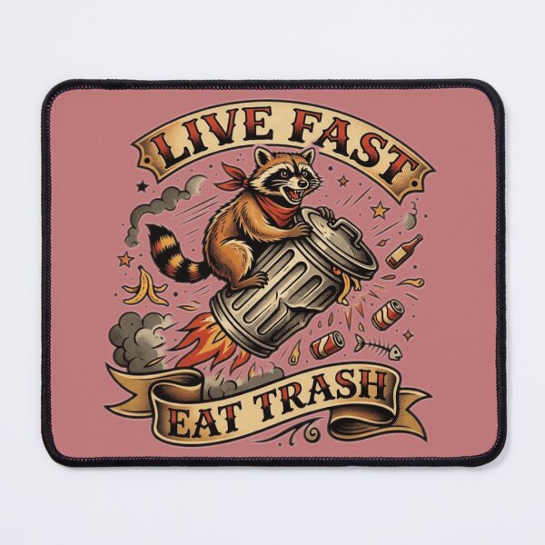 Item preview, Live fast, eat trash designed and sold by The King's general goods.