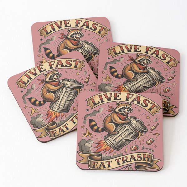 Item preview, Live fast, eat trash designed and sold by The King's general goods.