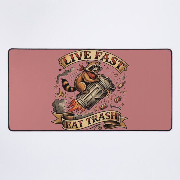 Item preview, Live fast, eat trash designed and sold by The King's general goods.