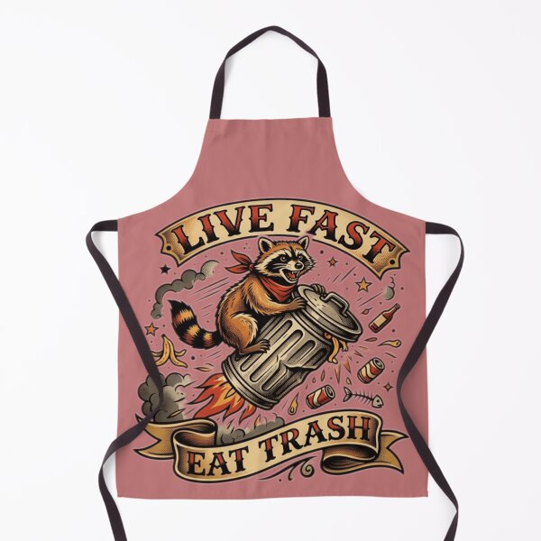 Item preview, Live fast, eat trash designed and sold by The King's general goods.