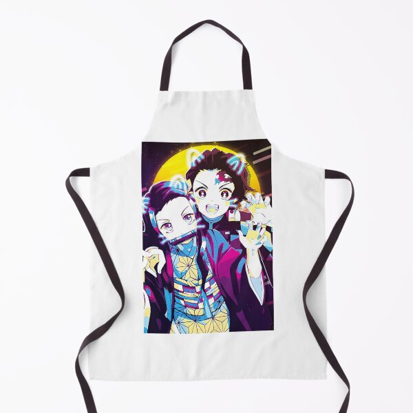 Item preview, Tanjiro and Nezuko Inspired Anime Art from Demon Slayer Series designed and sold by etaoredbubble.