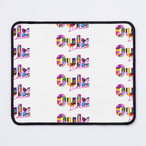 Item preview, Oulx, Torino, Italy, Italia, colorful typography design for travellers designed and sold by Wanderful-roads.