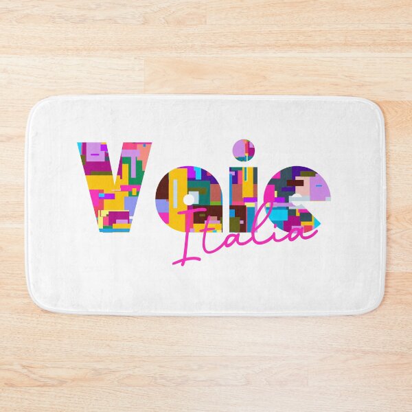 Item preview, Vaie, Torino, Italy, Italia, colorful typography design for travellers designed and sold by Wanderful-roads.