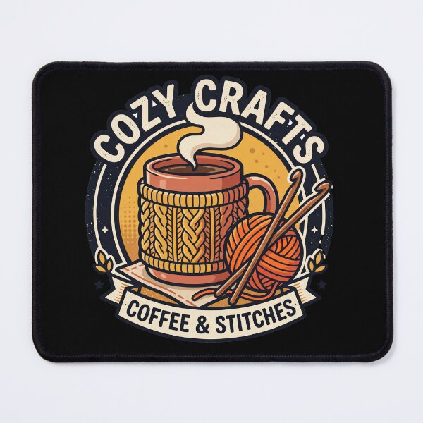 Item preview, Cozy Crafts Coffee And Stitches Crafting Mom designed and sold by Oommen Studio .