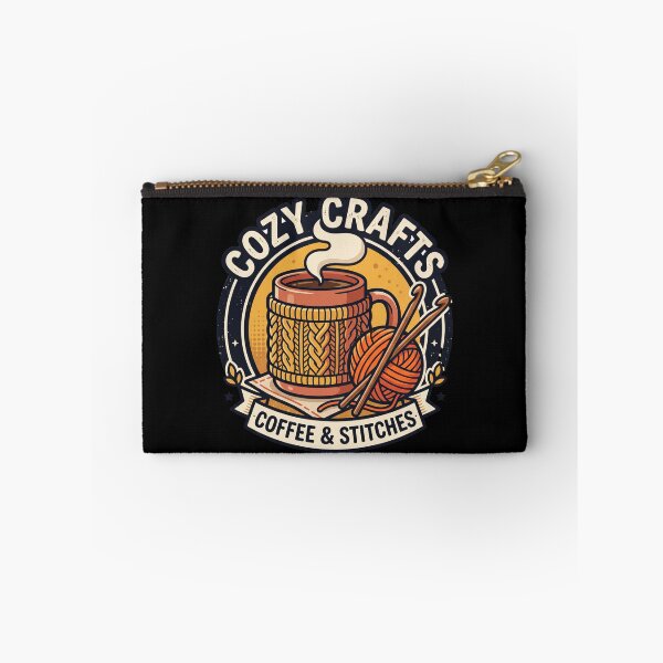 Item preview, Cozy Crafts Coffee And Stitches Crafting Mom  designed and sold by Oommen Studio .