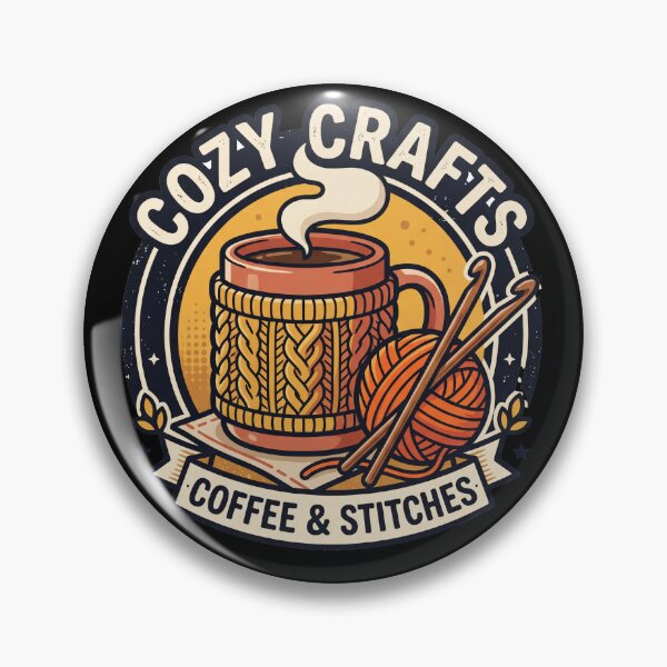 Item preview, Cozy Crafts Coffee And Stitches Crafting Mom  designed and sold by Oommen Studio .