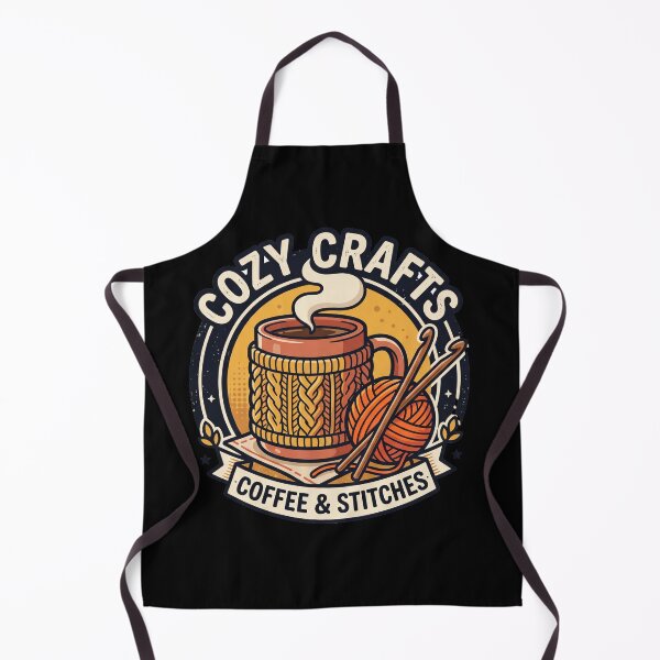 Item preview, Cozy Crafts Coffee And Stitches Crafting Mom  designed and sold by Oommen Studio .