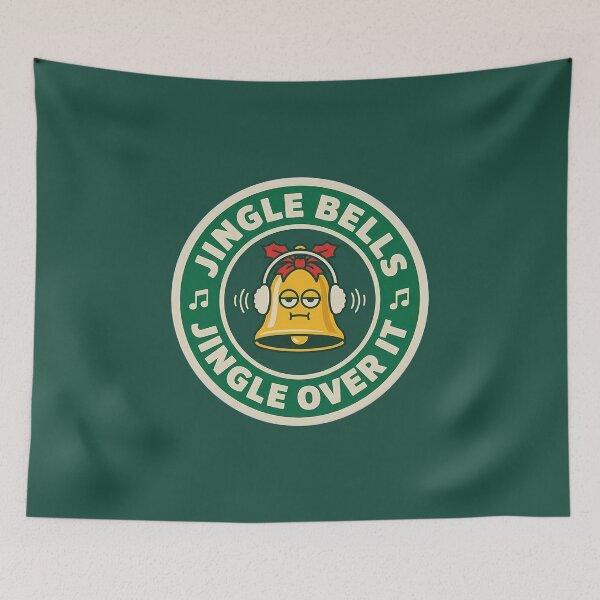 Item preview, Jingle Bells Jingle Over It Funny Christmas Badge designed and sold by DripCultureLab.