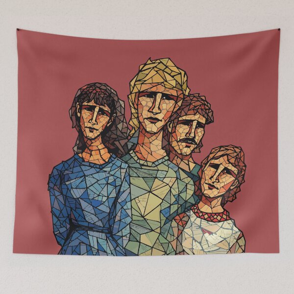 Item preview, Family Portrait - Low Poly Mosaic Art designed and sold by photossmirnov.
