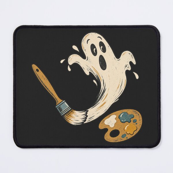 Item preview, Very Nervous Paintbrush Retro Halloween Artist Design designed and sold by Golden Era Studio.
