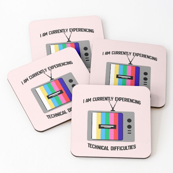 Item preview, Experiencing Technical Difficulties Funny Introvert Glitch designed and sold by Créative touche .