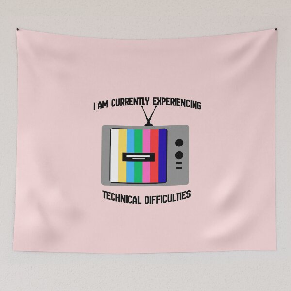 Item preview, Experiencing Technical Difficulties Funny Introvert Glitch designed and sold by Créative touche .