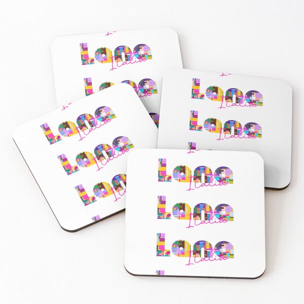 Item preview, Lana, Bolzano, Italy, Italia, colorful typography design for travellers designed and sold by Wanderful-roads.
