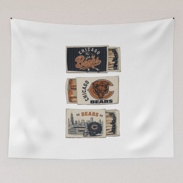 Item preview, Vintage Chicago Football Matchbook designed and sold by ChristiPeta.