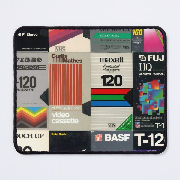 Item preview, Retro VHS Tape Cover Grid Art - Vintage Analog Media Graphic Poster designed and sold by Billy Morfo™.