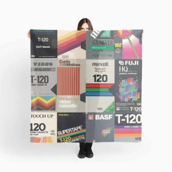 Item preview, Retro VHS Tape Cover Grid Art - Vintage Analog Media Graphic Poster designed and sold by Billy Morfo™.
