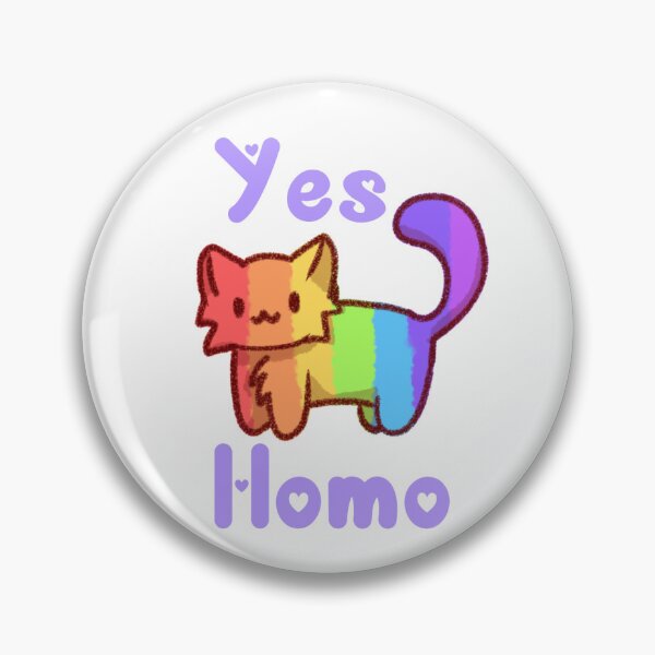 Item preview, Yes homo pride cat designed and sold by XxWendibunnyxX.