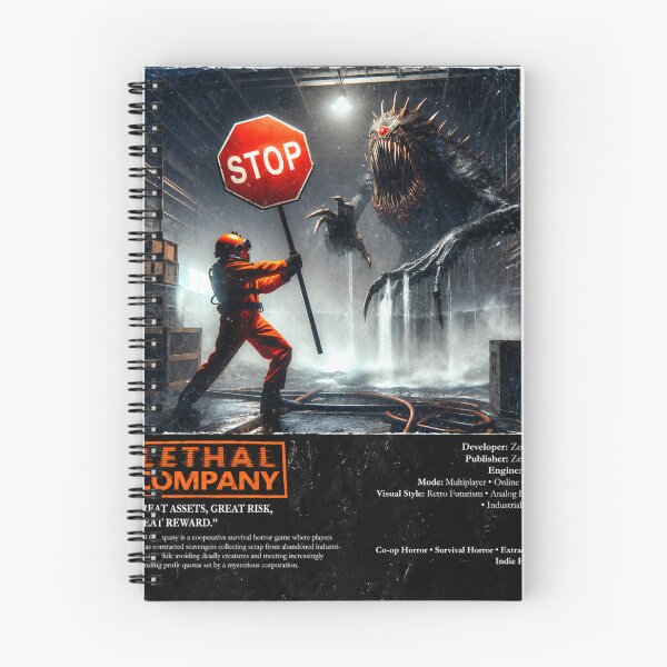 Item preview, Lethal Company designed and sold by Cross-Hatch.