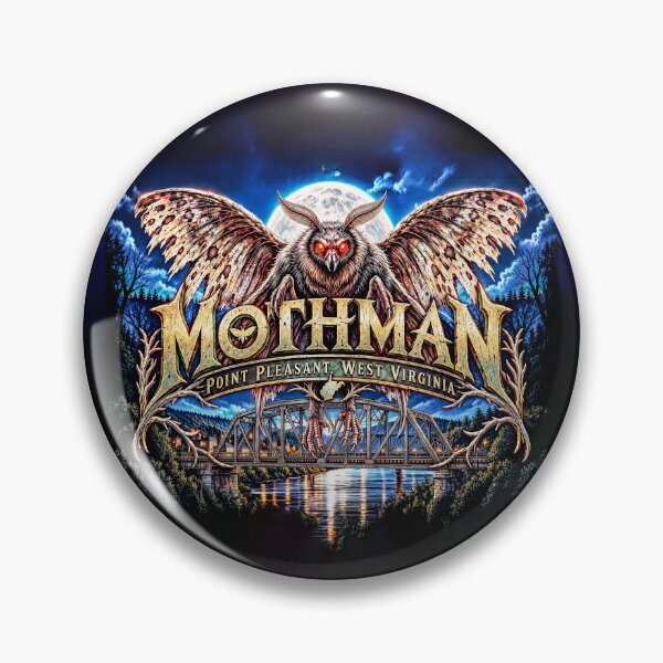 Item preview, Mothman Flies designed and sold by Nomadic Spirit Studios.