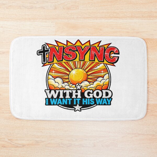 Item preview, NSYNC WITH GOD designed and sold by LizHumorComics.