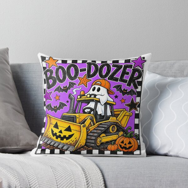 Item preview, Boo Dozer Halloween Ghost Bulldozer Construction Truck Art designed and sold by DesignArtist.ia.