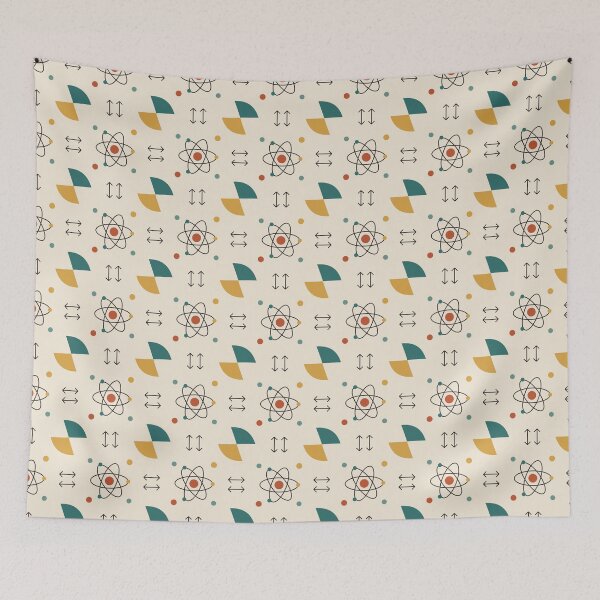 Item preview, Retro Orbit - Mid-Century Modern Atomic Geometric Pattern designed and sold by Colette van der Wal.