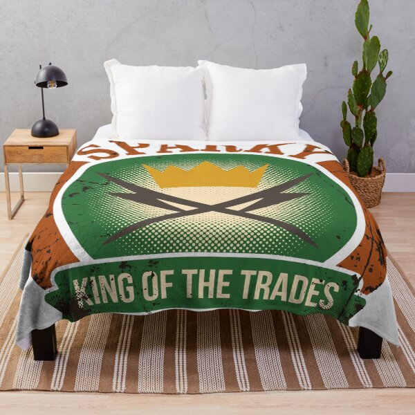 Item preview, Sparky King of the Trades Lineman Badge designed and sold by Odd-jack.