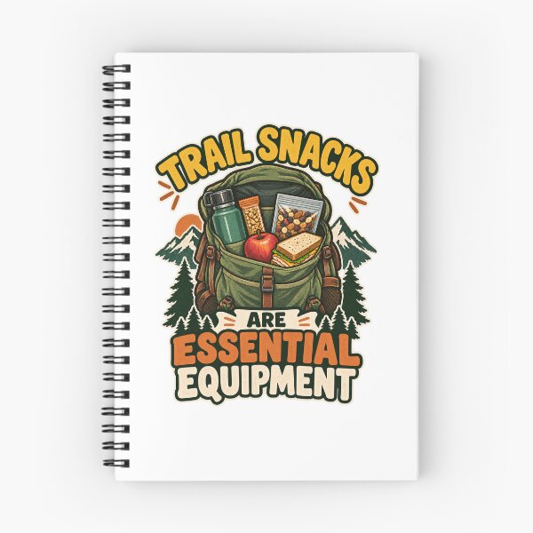 Item preview, Trail Snacks Are Essential Equipment Hiking Gift Design designed and sold by Logic72.