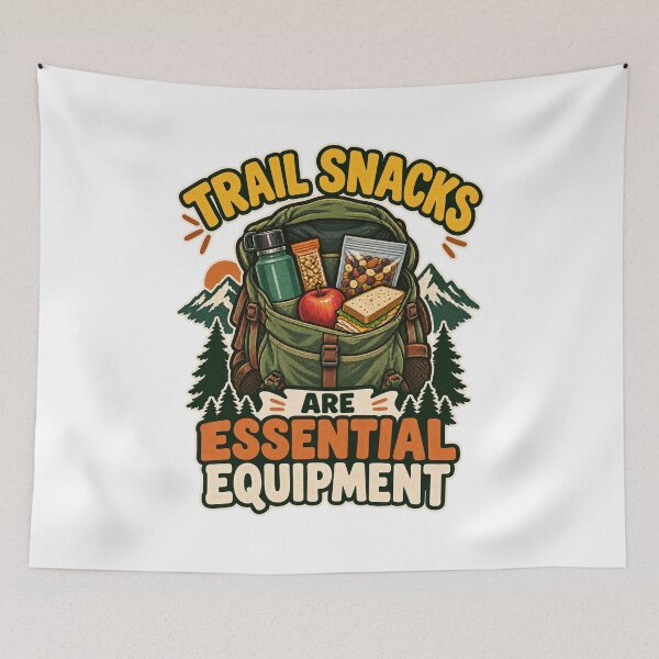 Item preview, Trail Snacks Are Essential Equipment Hiking Gift Design designed and sold by Logic72.