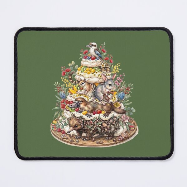 Item preview, Australian Animals Pavlova Christmas Tree – Native Wildlife Summer Art designed and sold by Wennebabs.