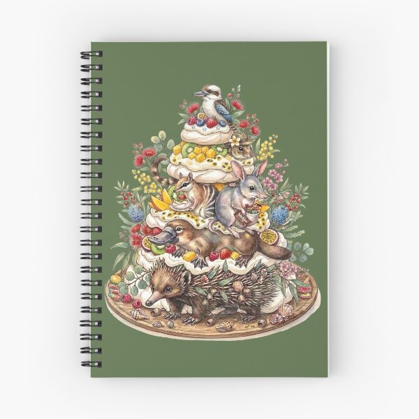 Item preview, Australian Animals Pavlova Christmas Tree – Native Wildlife Summer Art designed and sold by Wennebabs.